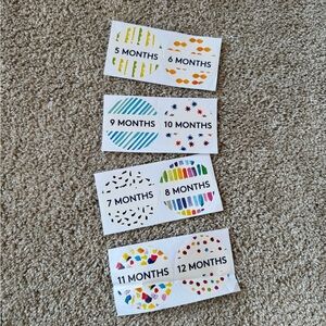Lovevery Milestone Stickers - 5 Mo - 12 Mo